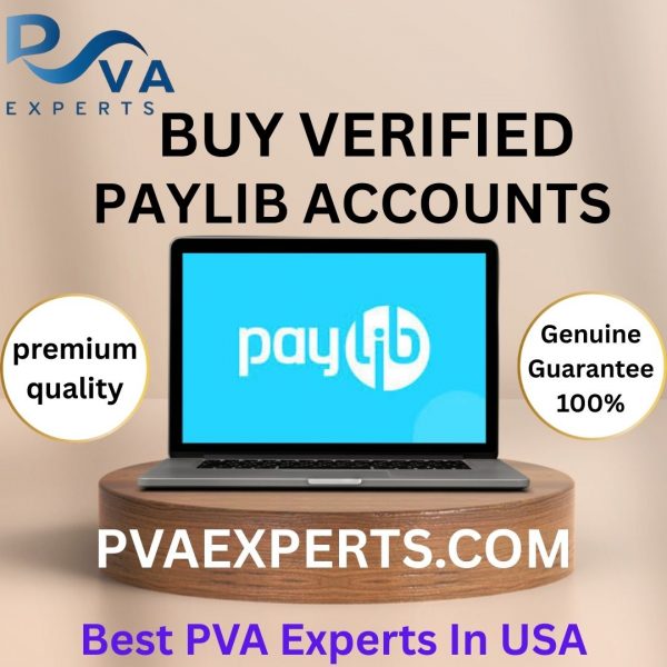 Screenshot showing a selection of verified Paylib accounts available for purchase, highlighting account status, payment-ready features, and secure digital wallet integration